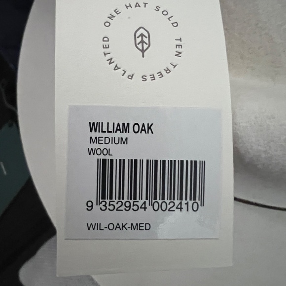 Brand New Will + Bear William Oak | Crushable Travel Hat Size Medium - Picture 7 of 11